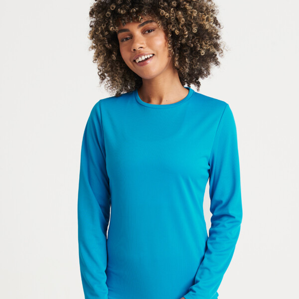 Club Shop AWDis Ladies Cool Long Sleeve T-Shirt - Initials Thumbnail